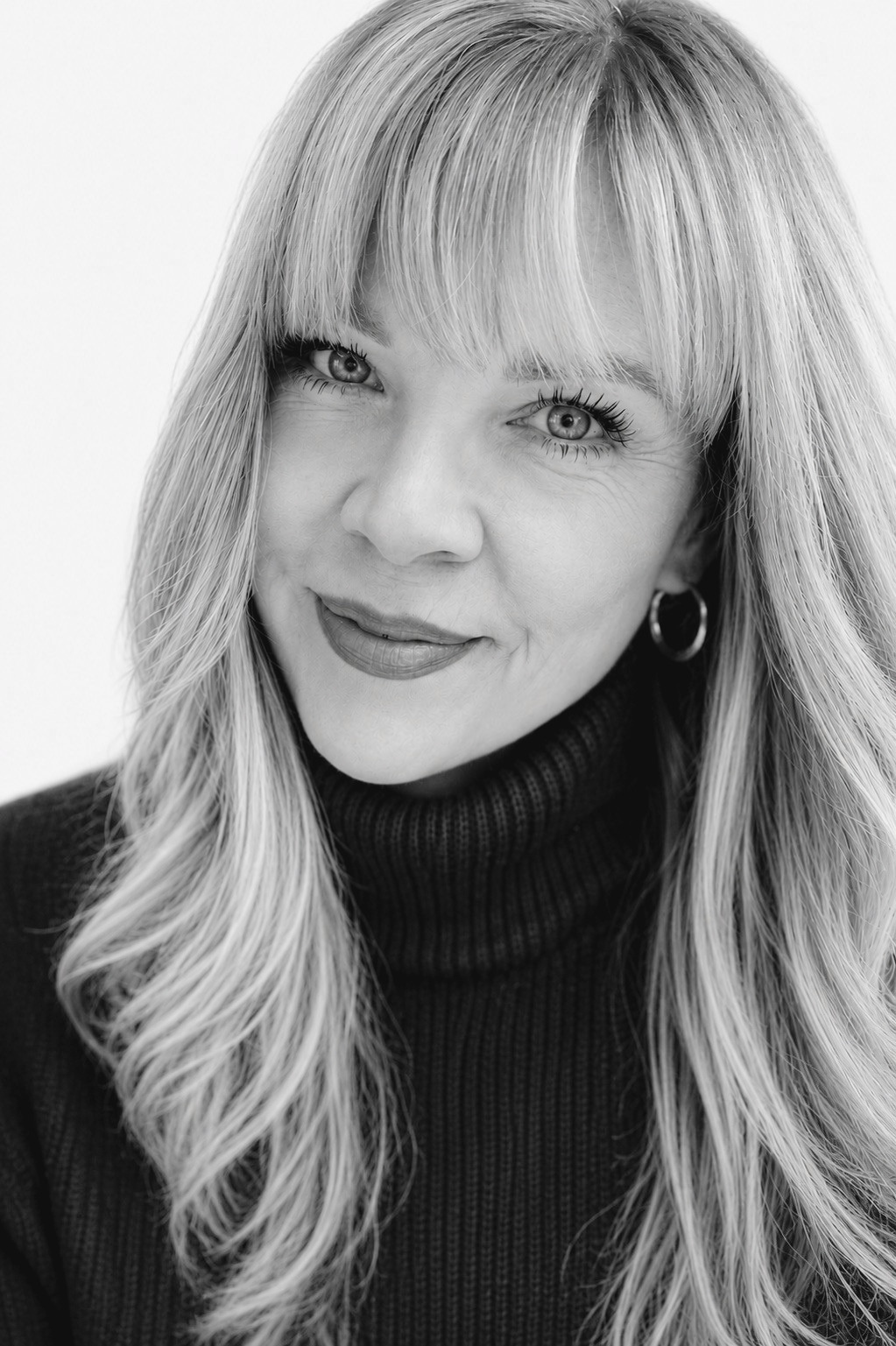 Black-and-white portrait of Tricia Smith